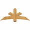 Ekena Millwork Alberta Rough Sawn Timber Gable Bracket, Western Red Cedar, 60"W x 25"H x 6"D x 6"F, 10/12 Pitch GBW060X25X0606ALB00RWR - alternate 1